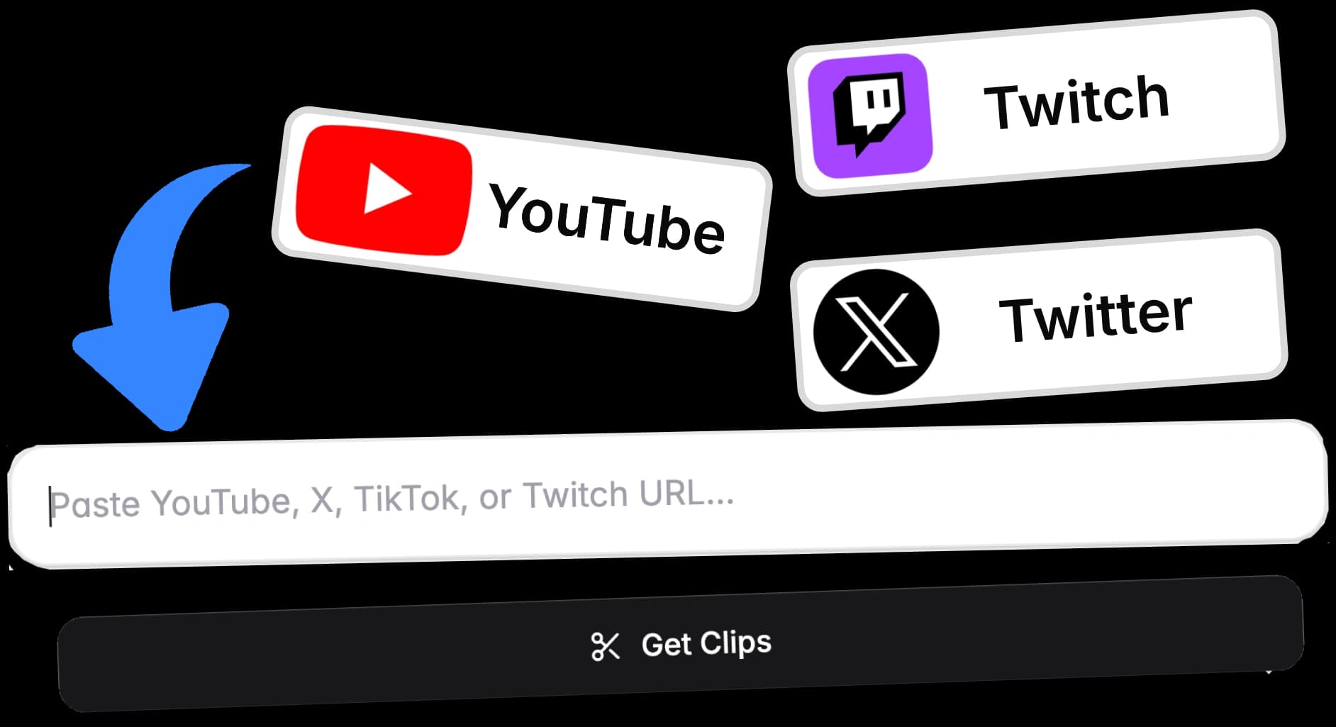 Import a video from a link